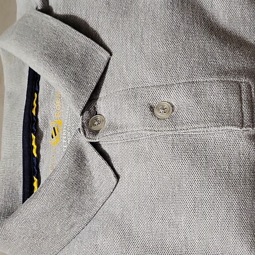 Men's Club Room Short Sleeve Gray Polo Shirt Size M - Picture 13 of 13